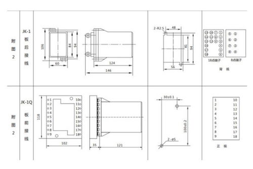 JL-B-21电流继电器使用方法及接线图解析（上海上继科技集成电路设计）